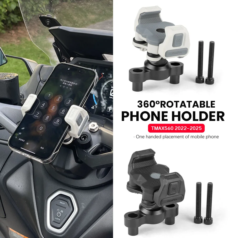 tmax-560-2025-t-max-560-tech-max-2022-2023-2024-soporte-de-navegacion-para-motocicleta-tipo-giratorio-soporte-para-telefono-gps-portatil