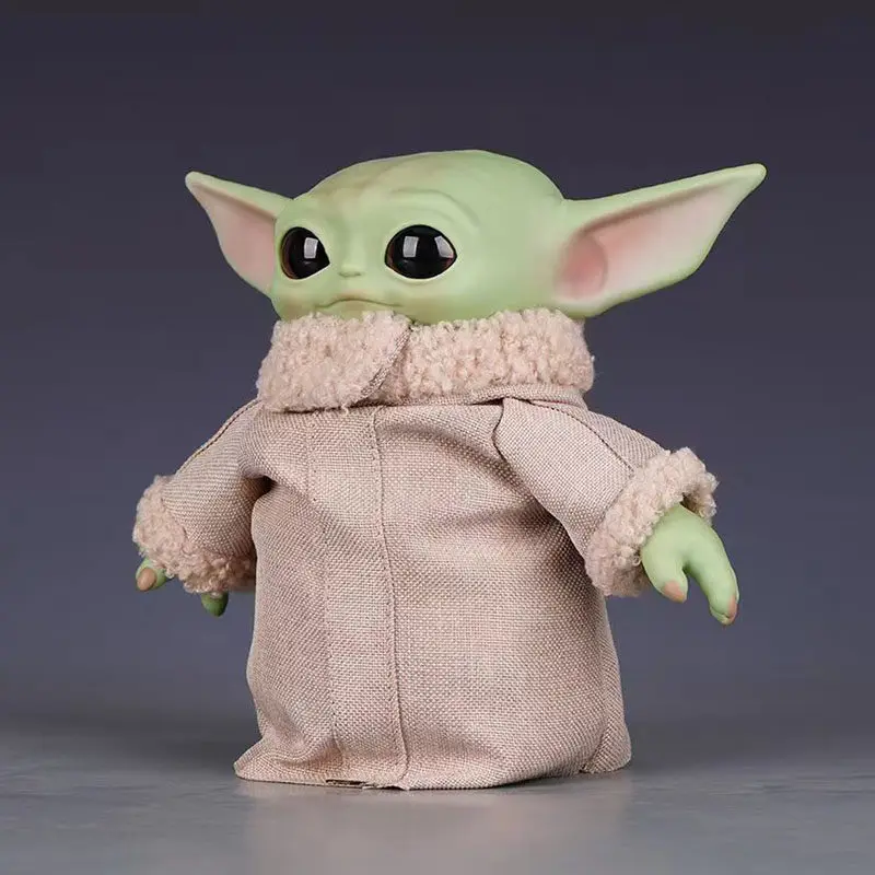 Star Wars Baby Yoda The Mandalorian Plush Stuffed Doll Soft Collectible Action Figure Toy Home Decoration Gift For Fans view 3