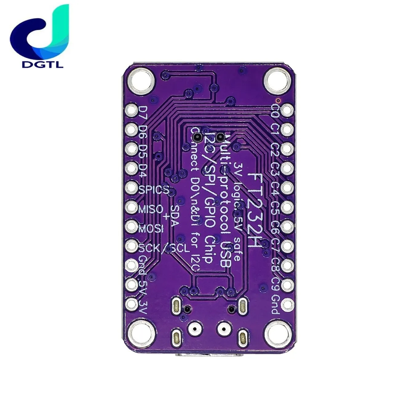 FT232H Alta Velocidade Multifunções USB para JTAG UART FIFO SPI I2C