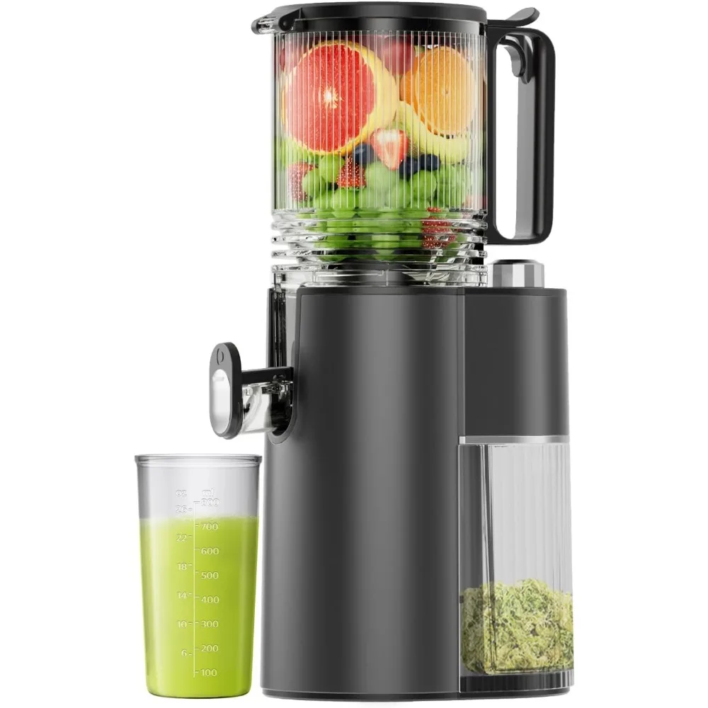 

High-Yield 400W Cold Press Juicer with 5.8-Inch Wide Feed Chute for Whole Vegetable Juice Extraction