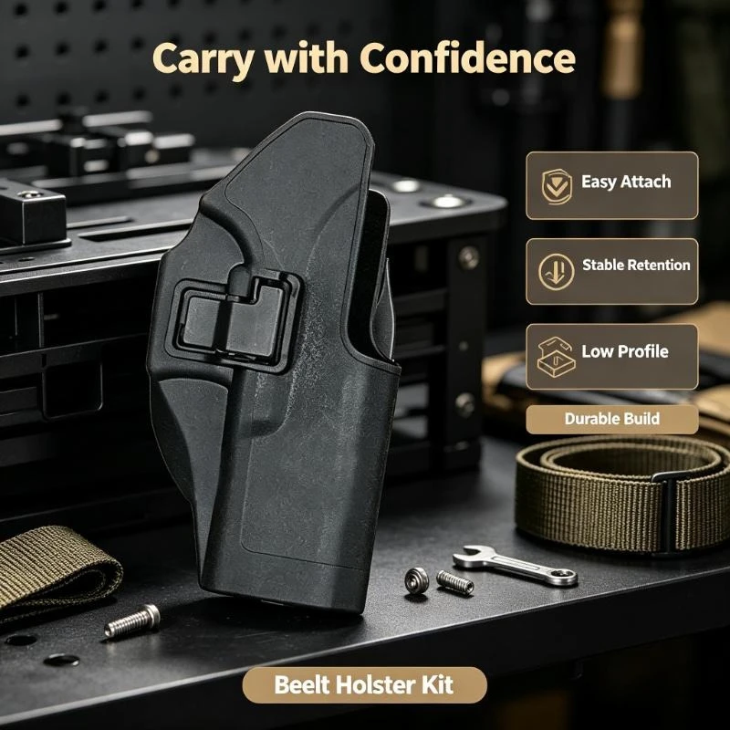 Plastic Quick Pull Protective Sleeve Quick Release Waist Carry Gear Fit G18 Outdoor Hobby Model Accessories
