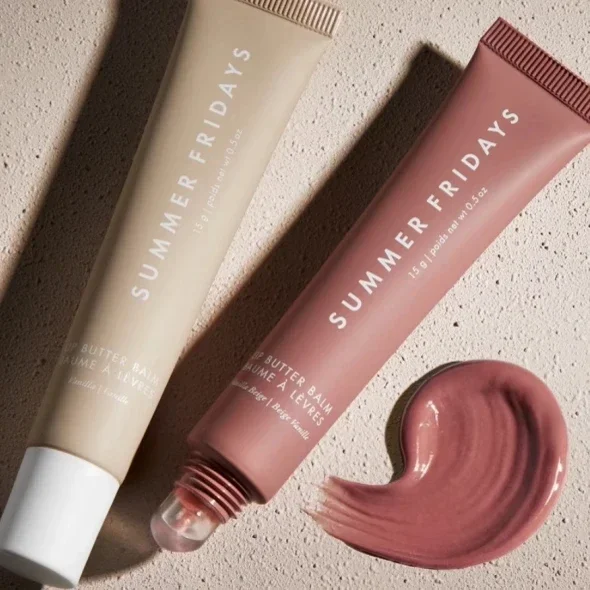 

2025 Summer Fridays Lip Balm Hydrating Mirror Lipgloss Lip Vanilla Pink Sugar Coffee Cake Scent Lipstick Transparent Oil Makeup