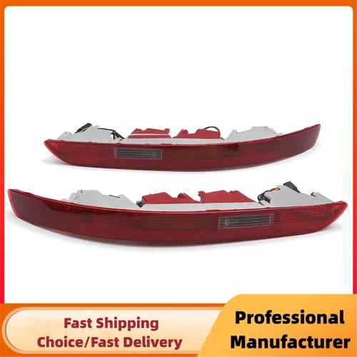 Imagen 2 del producto Luz trasera del parachoques trasero del coche para Audi Q5 2.0T 2009-2017 8R 0945096 8R 8R 0945095 Lámpara de señal de luz de freno de parachoques trasero de 4 agujeros