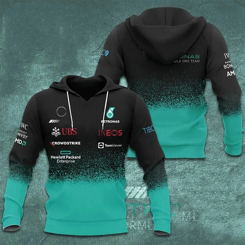 2024 Lente En Herfst Nieuwe Hoodie Race Mode Leuke Sport Vrijetijdseizoen Met Rits Sportkleding Heren Jas Hoodie