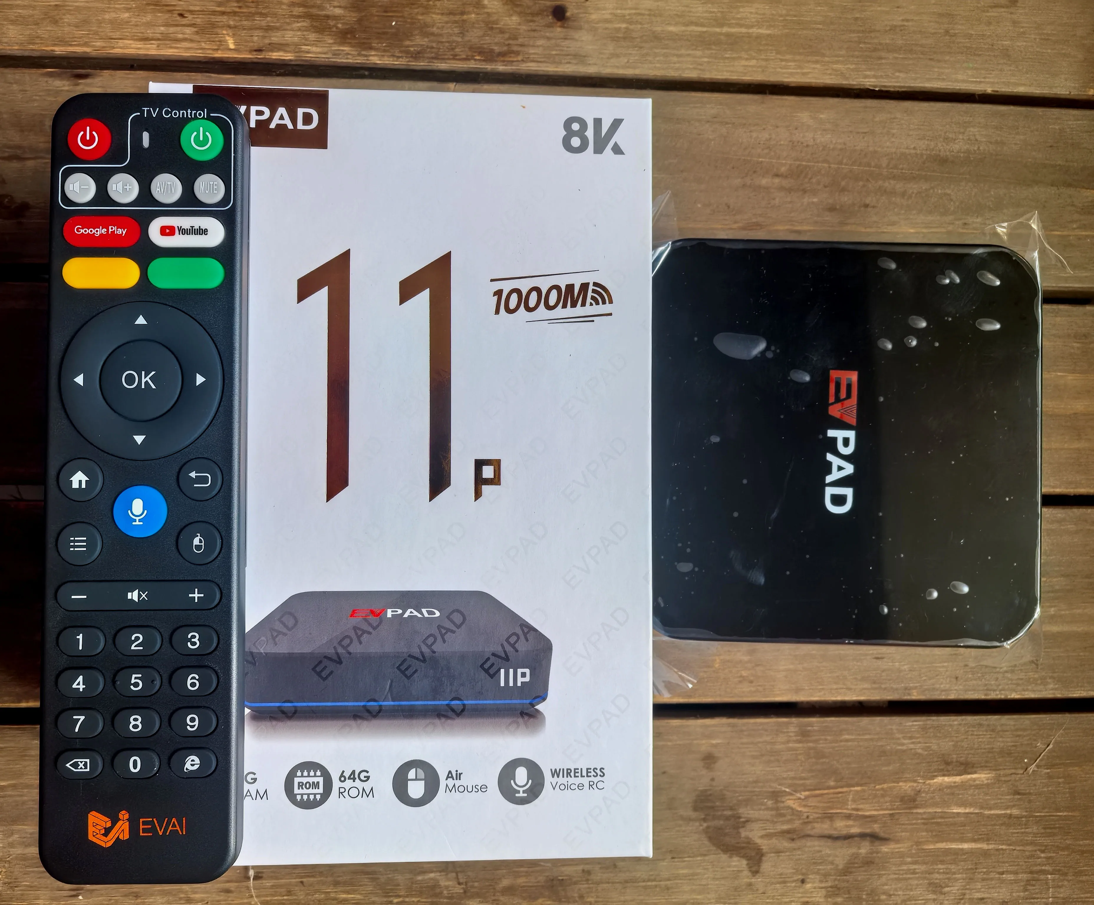 [حقيقي] Evpad 11P 2025 كندا صندوق التلفزيون أندرويد TV Box 4GB64GB أفضل فك التشفير الساخن في كوريا اليابان الولايات المتحدة الأمريكية سنغافورة المملكة المتحدة أستراليا التايلاندية