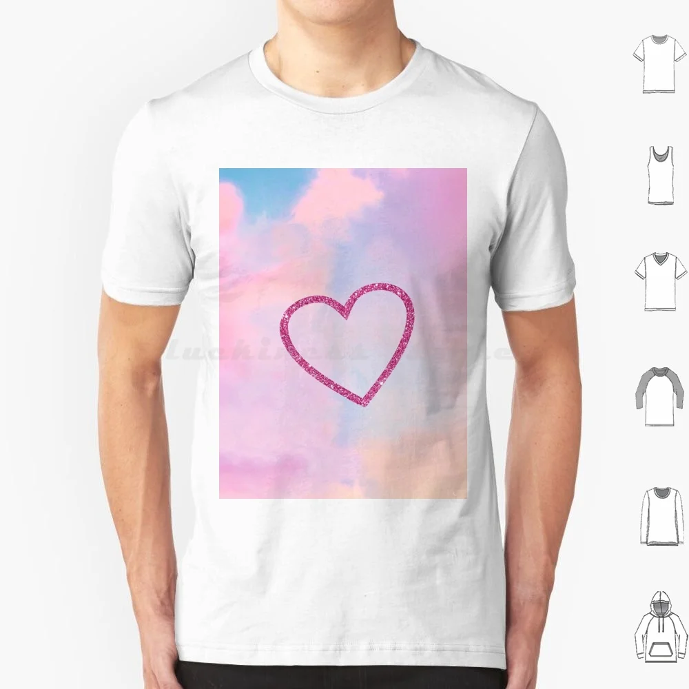 Lover T Shirt Cotton Men Women DIY Print Lover Heart Pink Glitter Album Music Song Popstar Calm Down Death By A Thousand Cuts