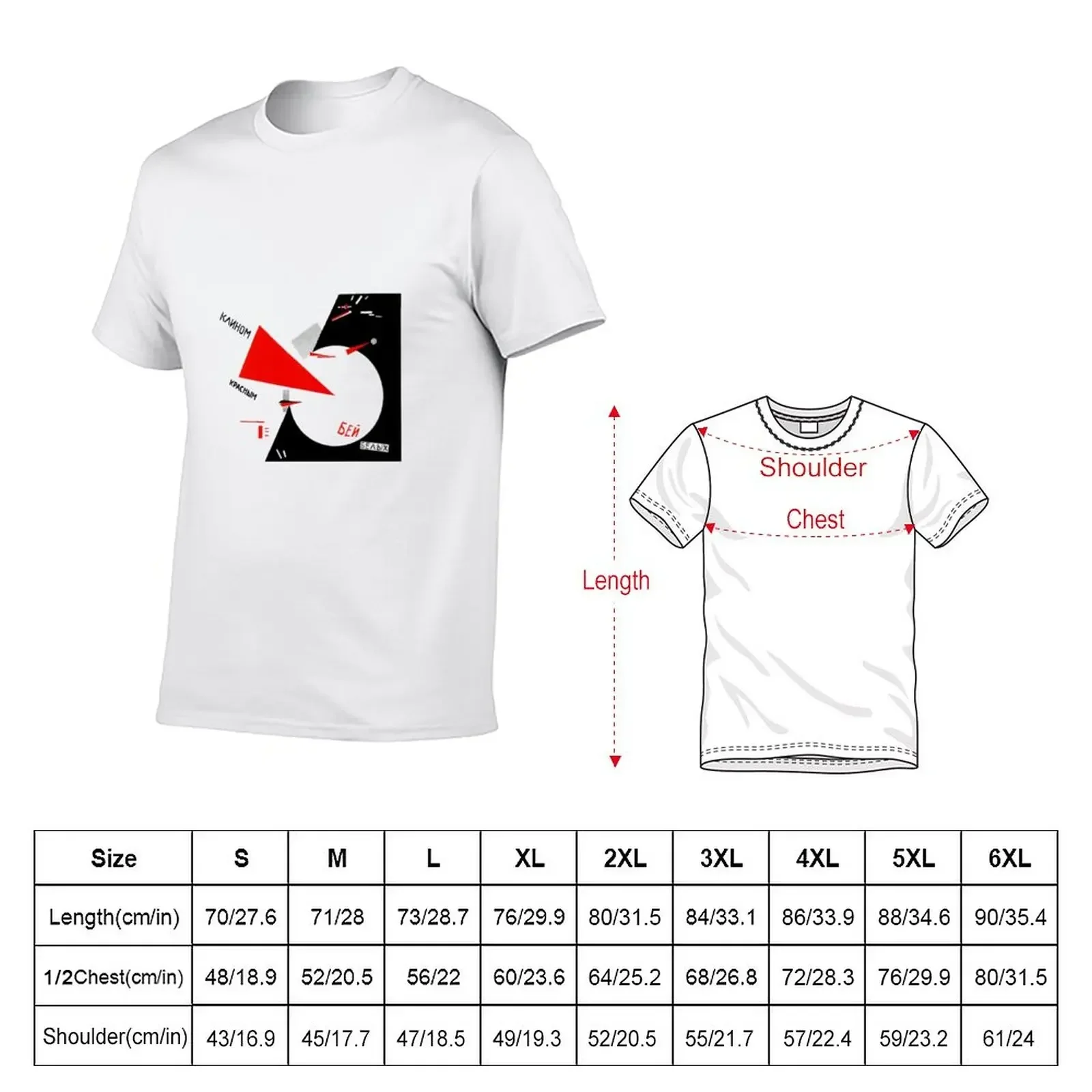 El Lissitzky - Beat the Whites T-Shirt boys whites new edition mens tall t shirts