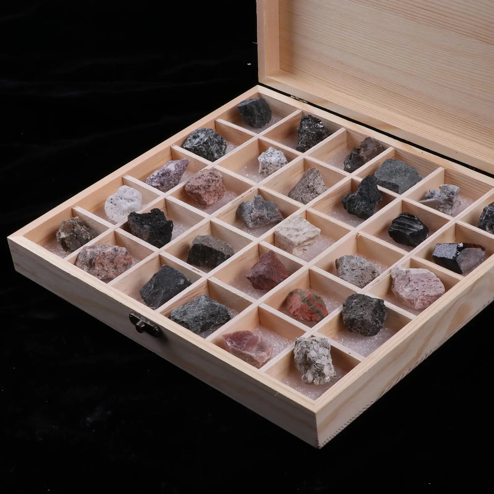 Magmatic Igneous Rock Set Classroom Teaching Tool Kid Educational Mineral Identification Kit Geology Accessories for Learning