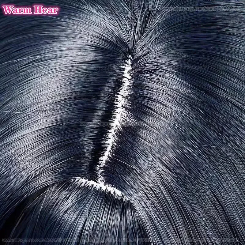 لعبة Lan Yan الاصطناعية طويلة 101 سنتيمتر مختلط الألوان مستقيم تأثيري أنيمي مقاومة للحرارة الشعر هالوين شعر مستعار للحفلات + غطاء شعر مستعار