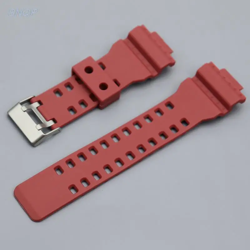 16mm Silicone Watchband for Casio G-Shock GA-110 GA-100 GA-120 Rubber Waterproof Men Watch Band Strap for ga700 400 g-8900