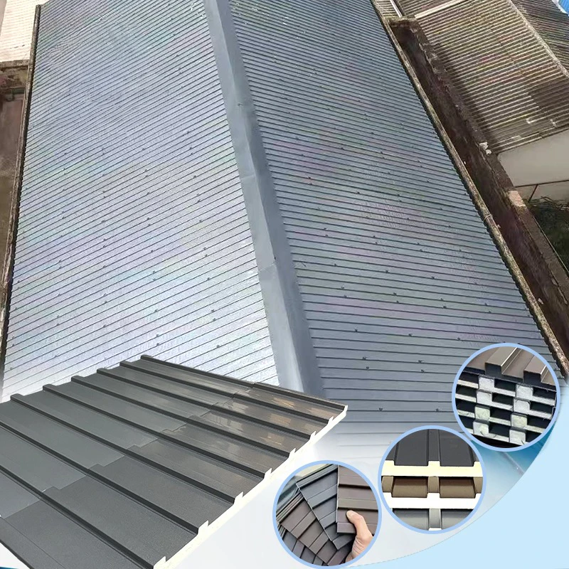 

Great Wall Insulated Aluminum Roof Tile Panel Sunshade Canopy Energy Efficient Roofing for Sunroom - Energy Saving Roof Tile