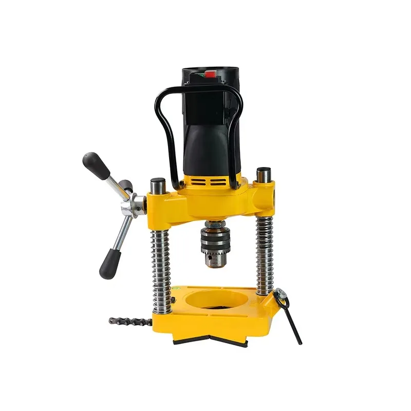 KC114 Electric Drilling Machine with Stainless Steel Galvanized Seamless Pipe 100mm Maximum Diameter 220V