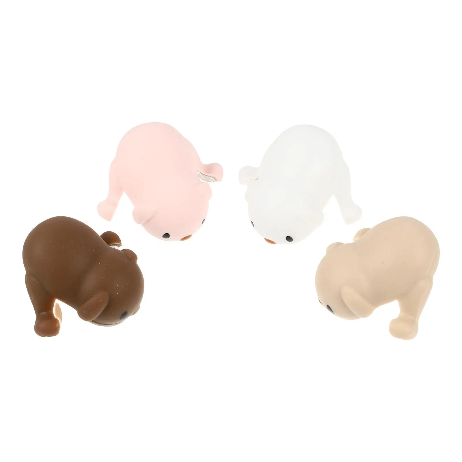 

4 Pcs Children Protection Bags Cartoon Animal Safety Bumper Guards Baby Proof Corner Protectors Flexible Food Grade Silicone For