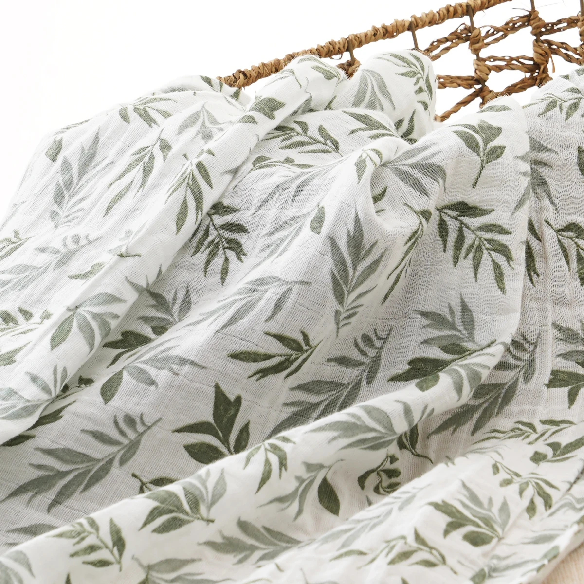 100% כותנה 2 שכבות מגבת רחצה לתינוק חדשנולד מוסלין צעיף