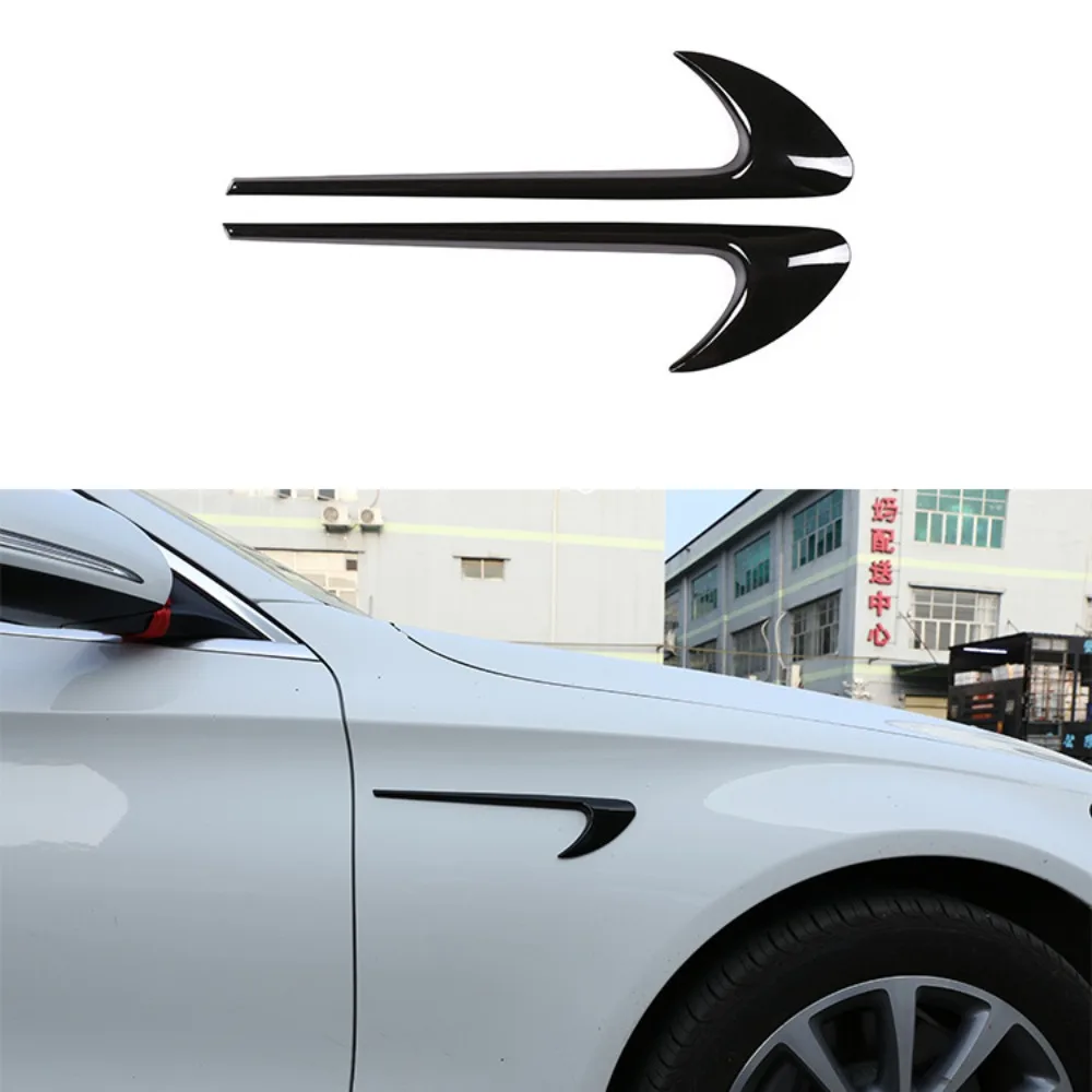 

Car Fender Air Vent Cover For Mercedes BenzW205 W213 C E GLC Class ABS Exterior Auto Accessories