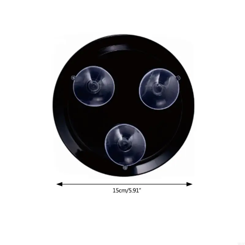 M89F 20X Specchio d'ingrandimento con ventose per trucco nero/rimozione