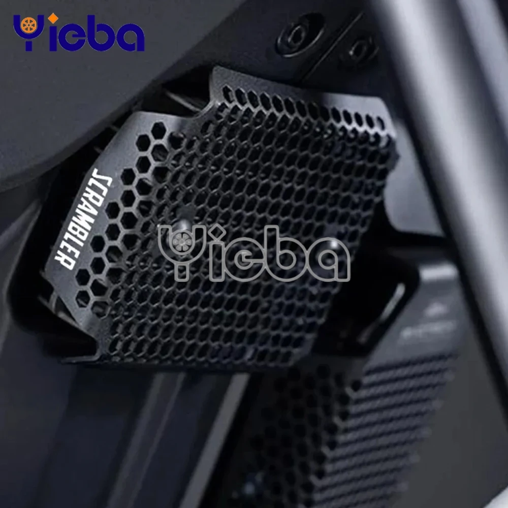 Monster 797 Rectifier Radiator Shield Grille Guard Oil Cooler Cover Protector For Ducati Scrambler800 Scrambler 800 2015 - 2026