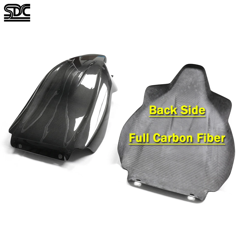 مقاعد من ألياف الكربون الجافة الحقيقية لسيارات BMW M8 F91 G80 G81 M3 X3M F97 X4M أغطية خلفية للمقعد من ألياف الكربون قطع كاملة