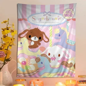 S_sugarbunnies Anime Kawaii Kartun Permadani Bohemian Permadani Dinding Mandala Hiasan Dinding Lembaran 8 permadani dinding anime penjualan terbaik - №