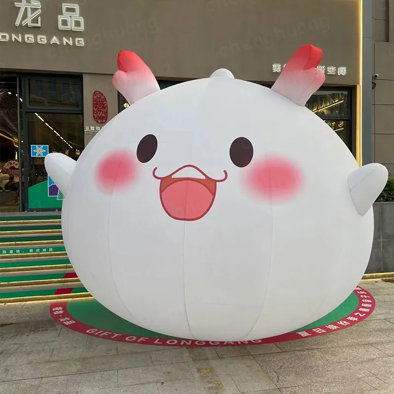 

Inflatable cute dolls with blowers, large event decoration props for outdoor squares and shopping malls