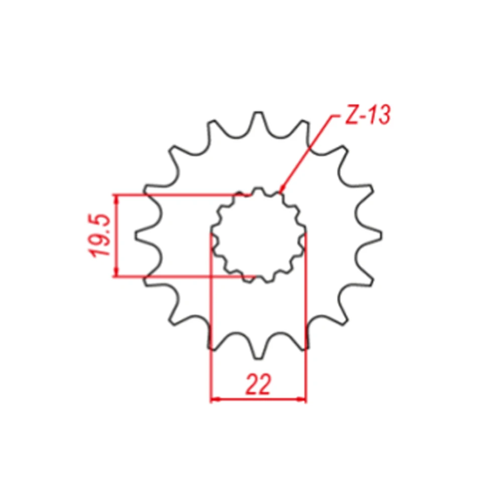 520 13T 13 Tooth 520-13T Front Sprocket Gear Wheel Cam For Suzuki LT160 LT160E Quadrunner LT 160 89-92 LT230 LT230E LT 230 86-93