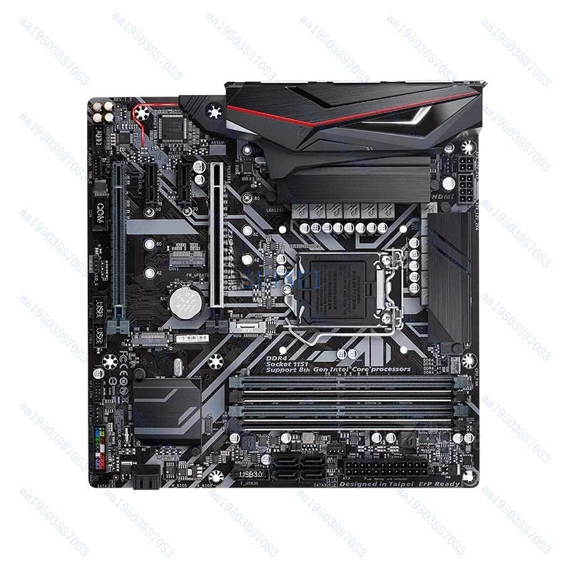 USED For Gigabyte Z390 M Gaming motherboard Z390 LGA1151 DDR4 64G HDMI M-ATX tested