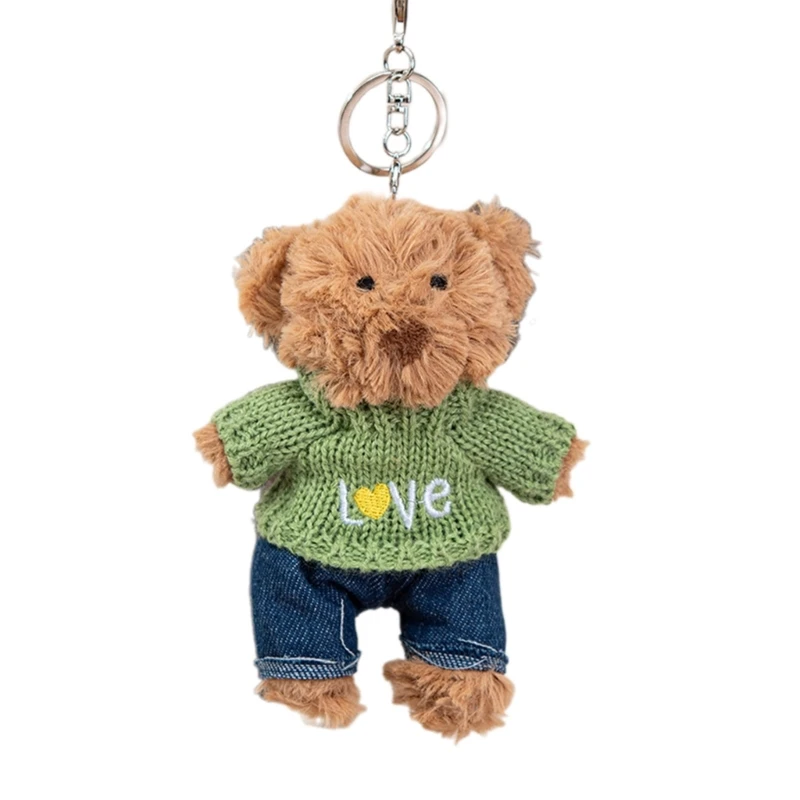 Porte-clés Ours En Peluche – Breloque Toute Douce Pour Sac à Main, Sac à Dos Ou Fermeture éclair, 12 Cm, 50 G
