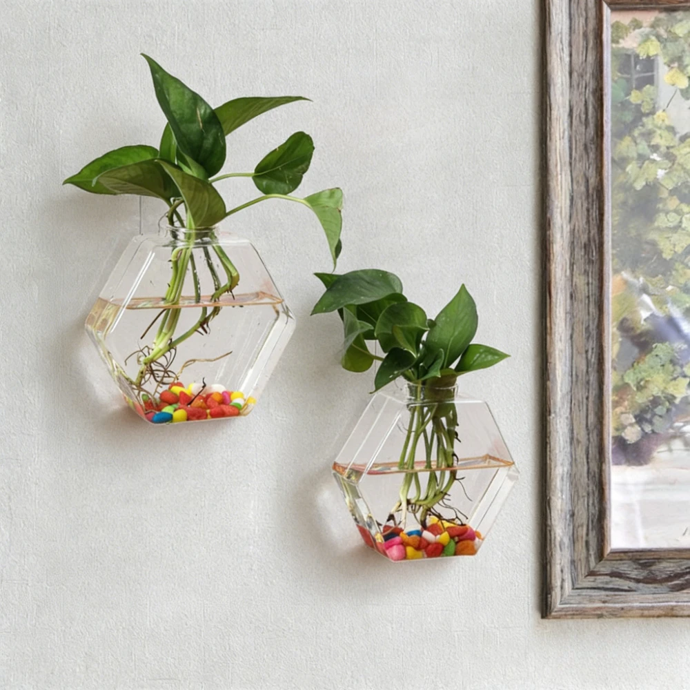 Creative irregular hanging hyd - Glass Vase Nordic 评论和价格