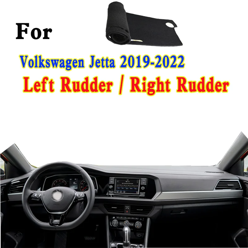 

For Volkswagen Jetta GLI B3 MK7 2019-22 Car-Styling Dashmat Dashboard Cover Instrument Panel Insulation Protective Pad Ornaments