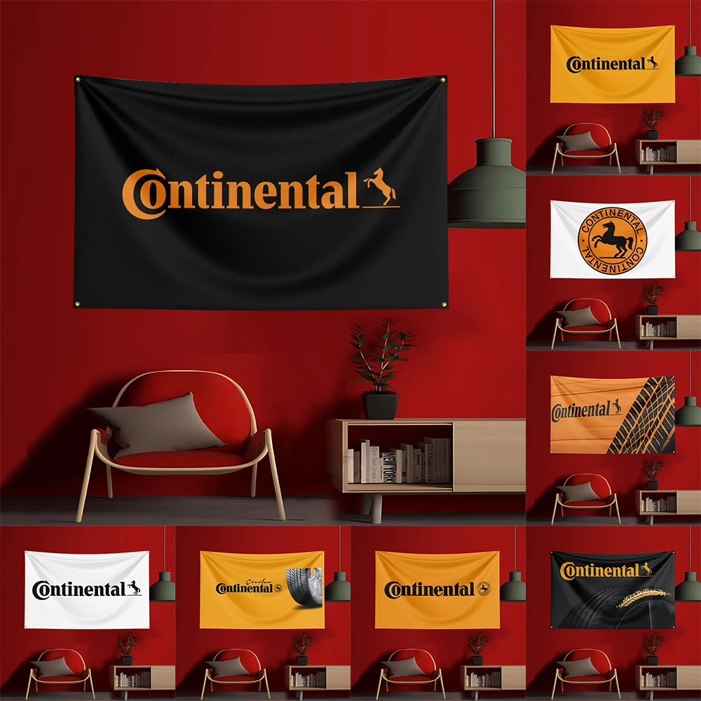 

3x5 Ft Continental Tires#1 Tool Flag Polyester Printed Cars Flags Banner Tapestry for Room Garage Decor Power Tools Flag