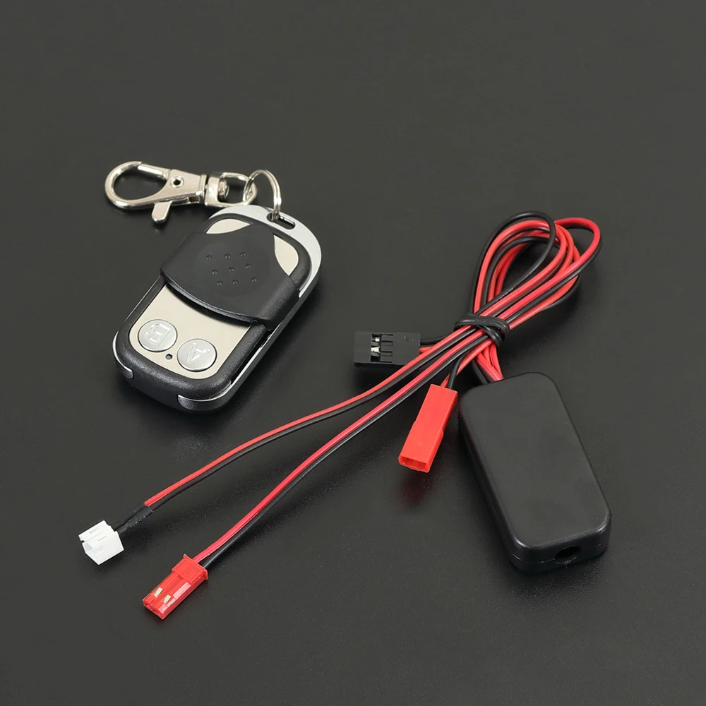 1/10 Scale RC Car Metal Bumper and Winch Wireless remote control for  TRX4 Axial SCX10 Redcat GEN8 RGT 86100 TAMIYA CC01