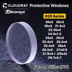 Fibra Ultrarayc Laser Protective Windows, D20-29mm Quartz, sílica fundida para fibra 1064nm Laser BT210S BT240S BM109 BM111