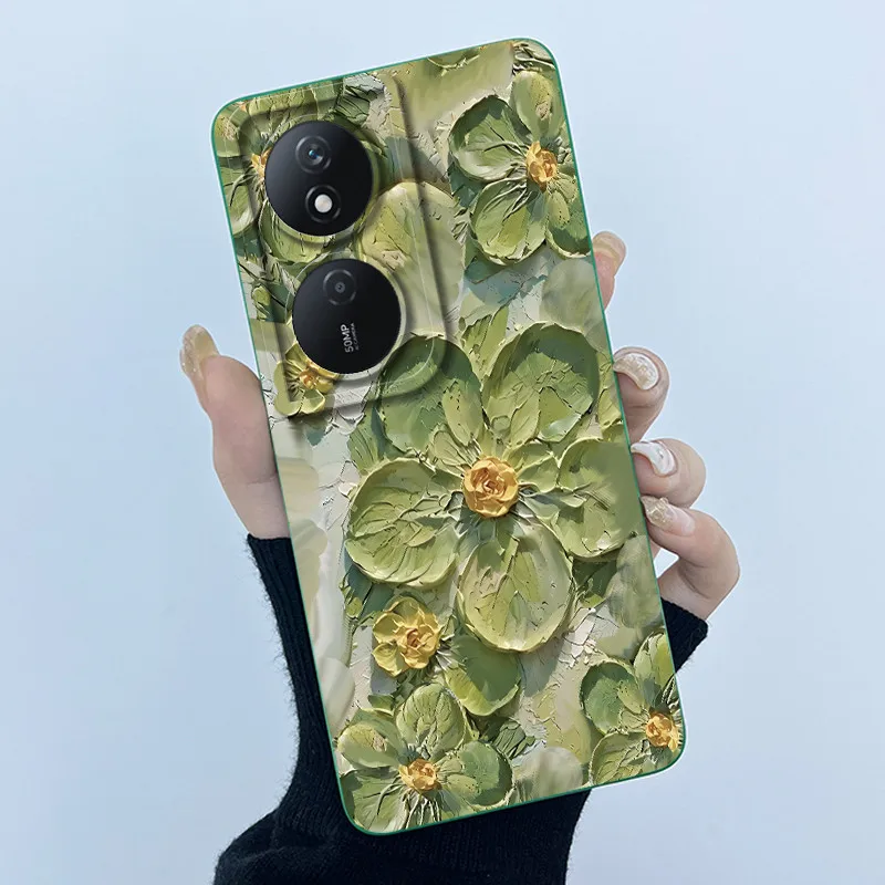 Case For Honor X7B X7 X7A Cute Panda Sweet Girls Cats Silicone Soft Cover Phone Camera Protection Casing Anti-Scratch Bumper view 3