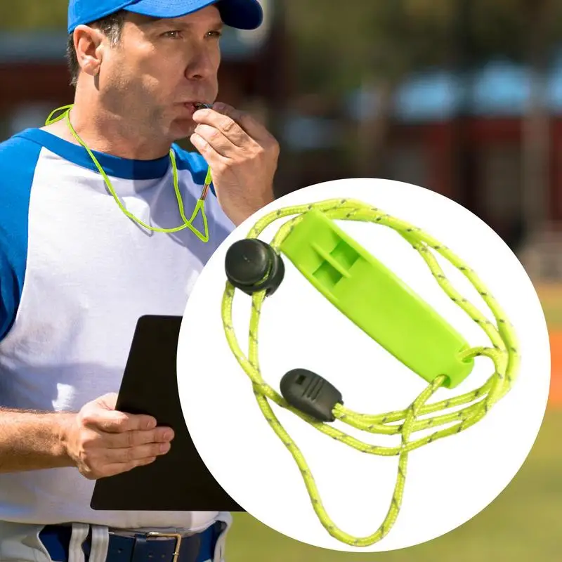 1PC Emergency Whistles with Lanyard Safety Whistles for Kayak Life Jackets Lifeboats Fishing Boats Camping Hiking Hunting