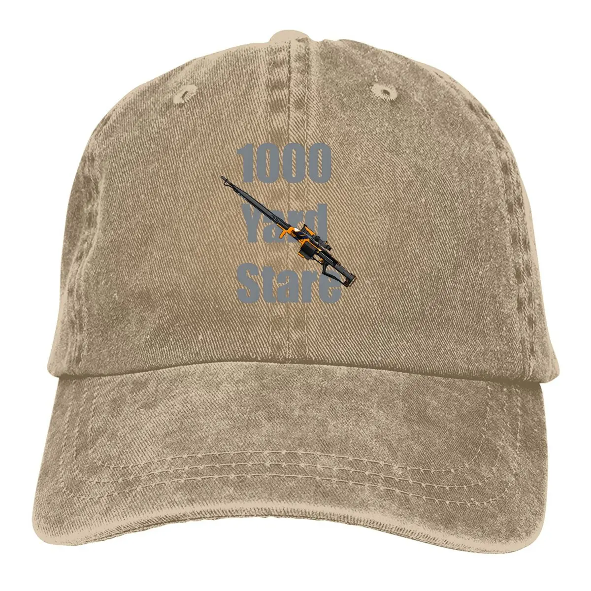 Washed Men's Baseball Cap 1000 Yard Stare Trucker Snapback Caps Dad Hat Activision Golf Hats