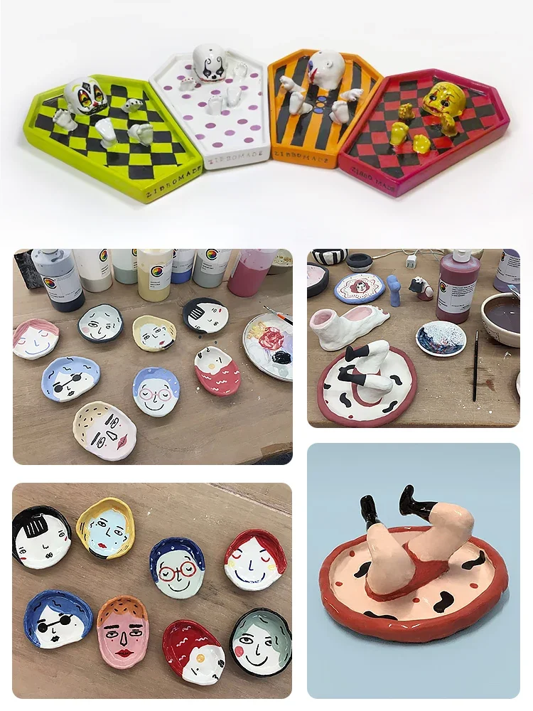 Ceramic Hand-painting Supplies, 60ml Underglaze Concentrated Color Pigment, Medium High Temperature Kiln Glaze