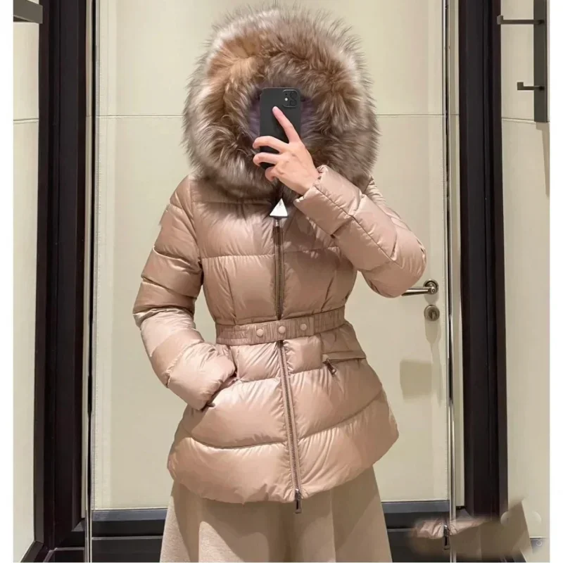 Moncl*r Women's Winter Down Jacket Thick Zipper Best Down Jackets 90 Goose Down Fashion Leisure Winter Coat Female Winter Coats