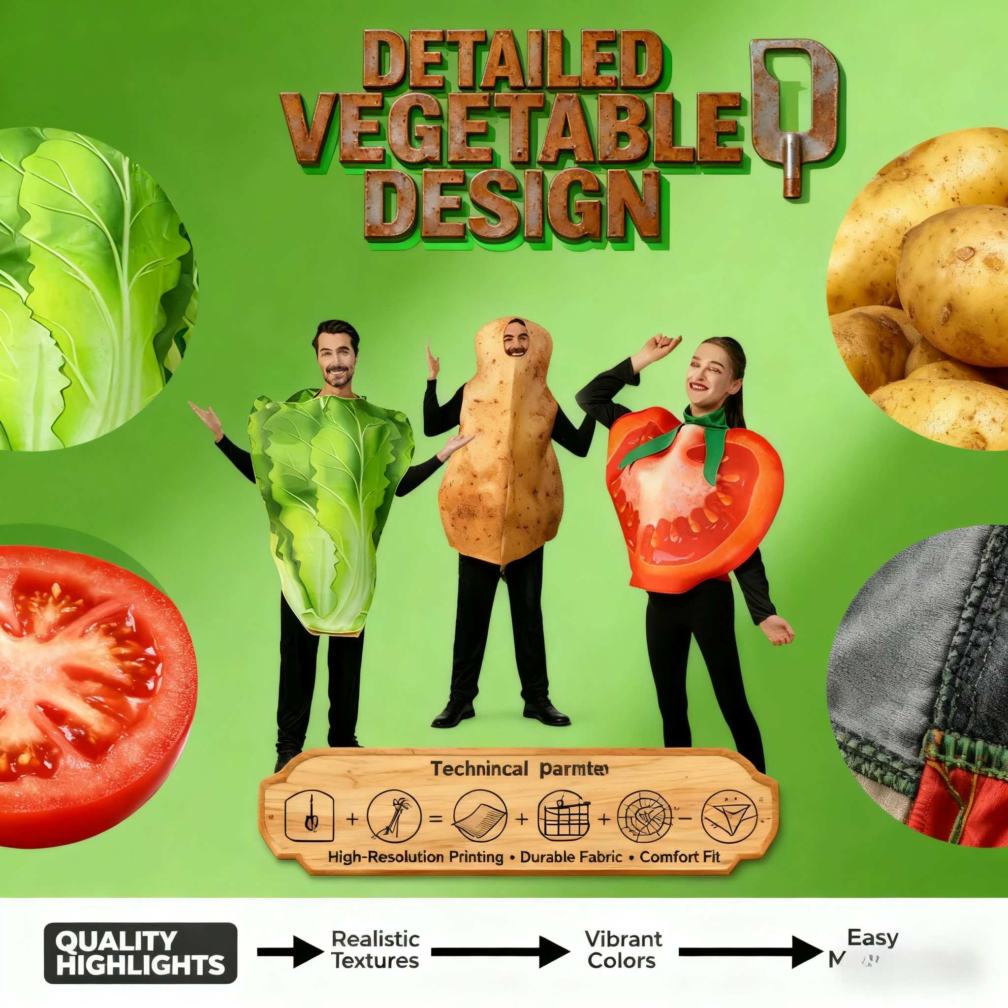 

Halloween Unisex Vegetable Tomato Costume for Adults Funny Adult Role-Playing Stage Costume