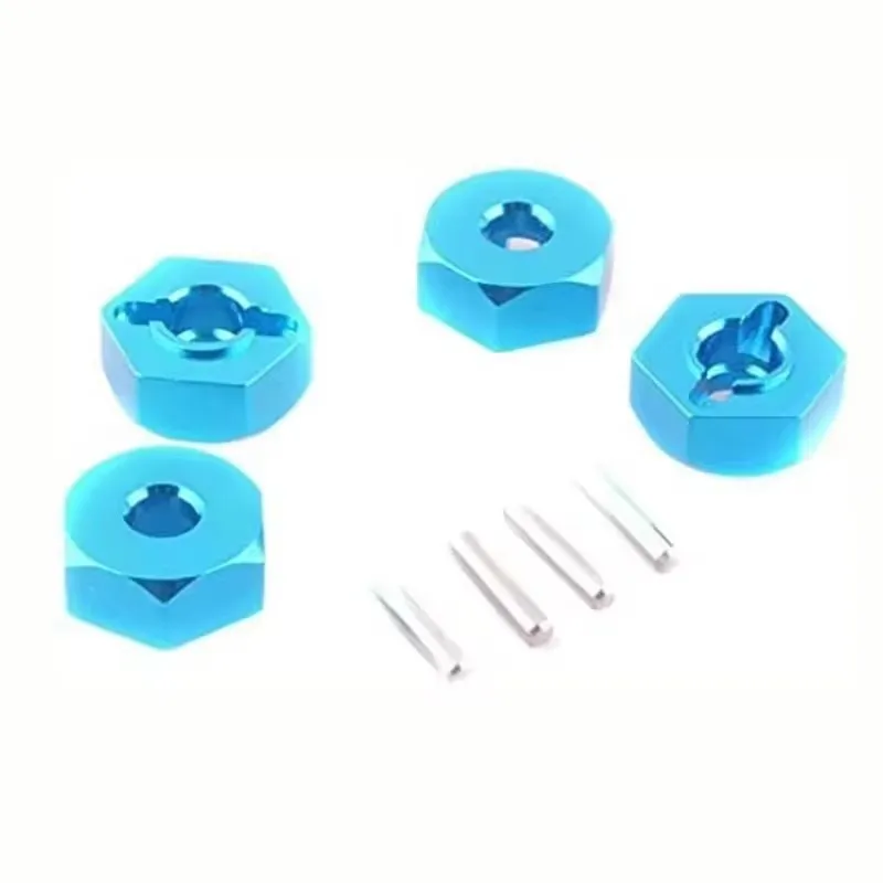 

HSP 1/10 Scale Aluminum Alloy Metal Wheel Hex Nut 12mm Drive Hub Upgrade Part for RC Car Models 94122 94123 94111 94108 94177