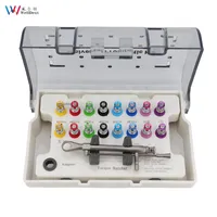 Dental Universal Implant Torque Screwdrivers Wrench Kit 15-70NCM Ratchet Drivers Colorful Torque Wrench Ratchet