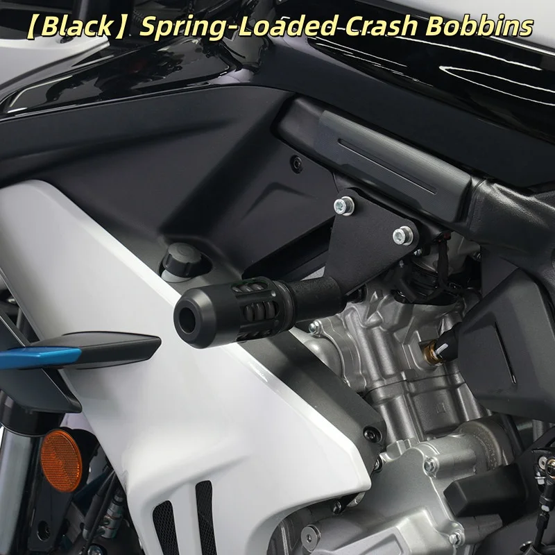 Spring‑Loaded Frame Slider & Rear Axle Slider Fit for CFMOTO 675SR Motorcycle