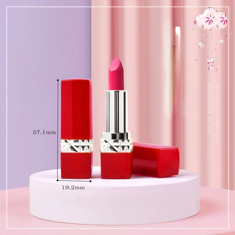 9.1mm DIY Self-made Handmade Lipstick Material Kit Small Sample Nozzle Red Empty Tube Silicone Aluminum Mold Lipstick Repair