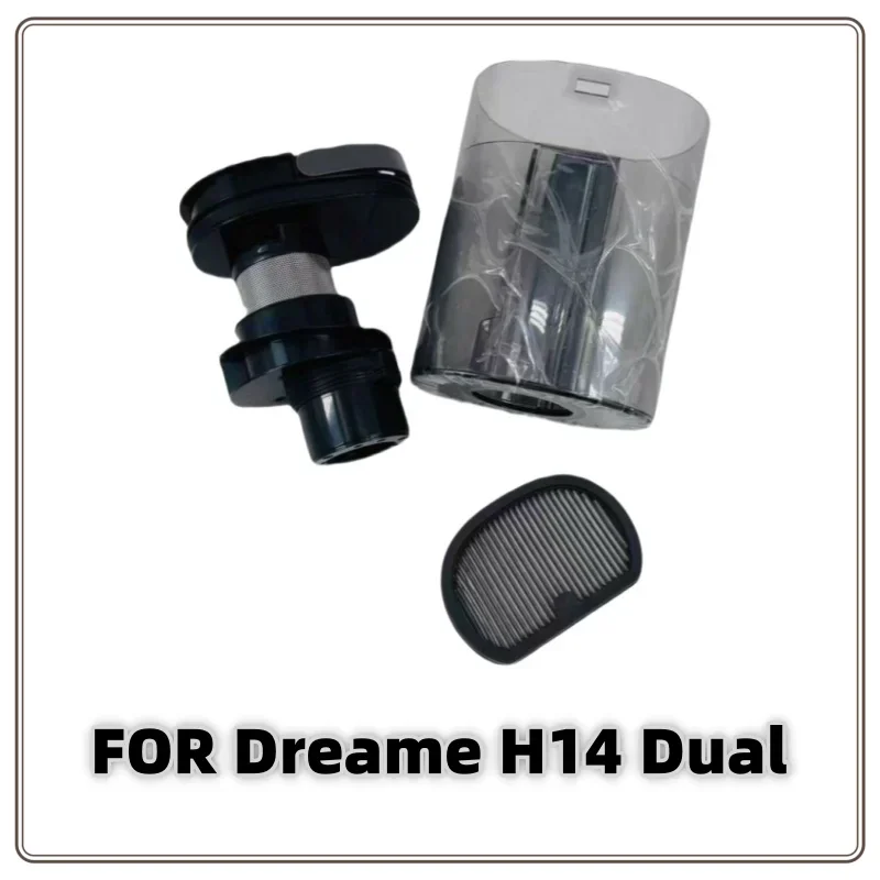 Original wet and dry vacuum cleaner dust bucket cyclone for Dreame H14 Dual replacement filter dustbin filter screen spare part