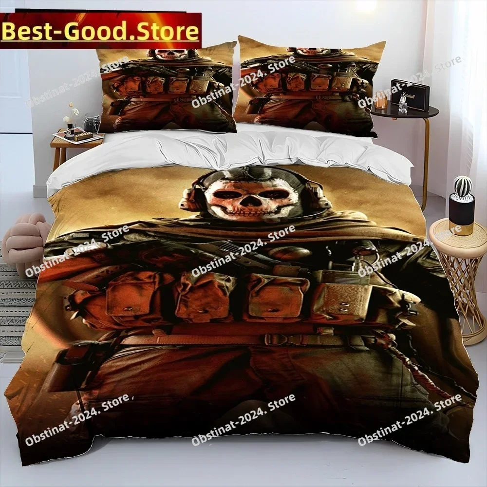 

3D Game Call of Duty Bedding Set Printed single Comforter Quilt Bed Cover Duvet Cover Pillow Case 3 Pieces Sets Kids Adult Size