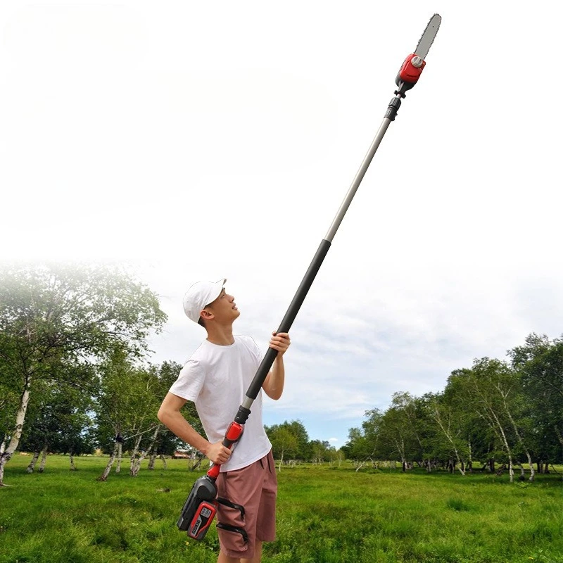 High Branch Saw Household, Rechargeable Wireless Retractable Logging Saw
