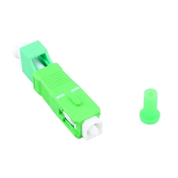 LC Female to SC Male SC/APC-LC/APC Optical Fiber Optic Hybrid Adapter Simplex Single Mode Optical Connector Adapter