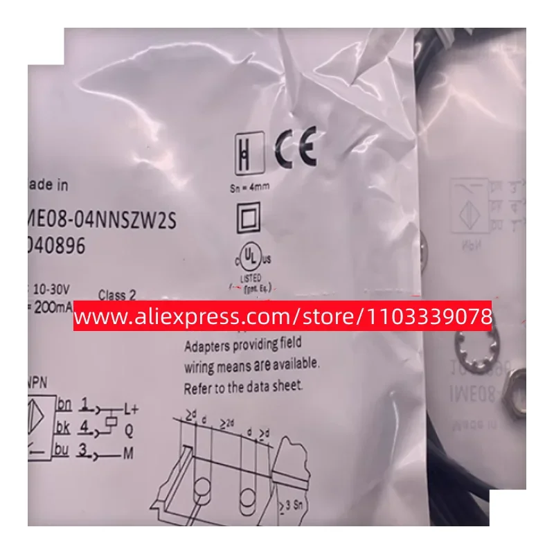 3PCS New inductive proximity switch IME08-04NNS-ZW1 IME08-04NNSZW2S