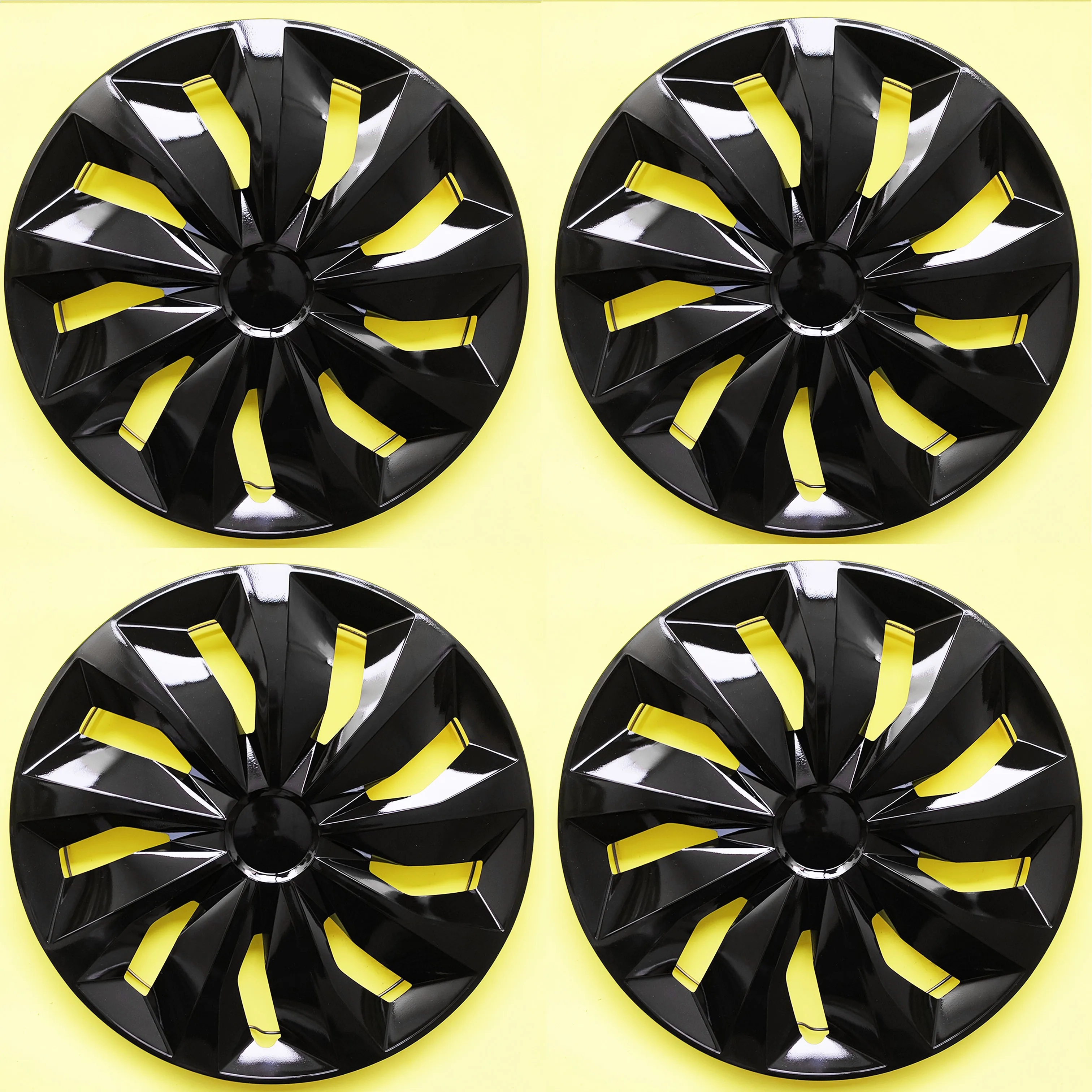 4PCS Hub Caps for 14-Inch Iron Wheels of Cars, Made of PP Plastic, Decorating Car Wheel Appearance