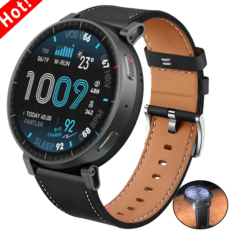 20mm 22mm Lederarmband für Huami Amazfit Active Max 48mm Sportarmband BALANCE 2 BIP 6 BIP 5 Active 2 GTS 4 mini GTR 4 Bänder