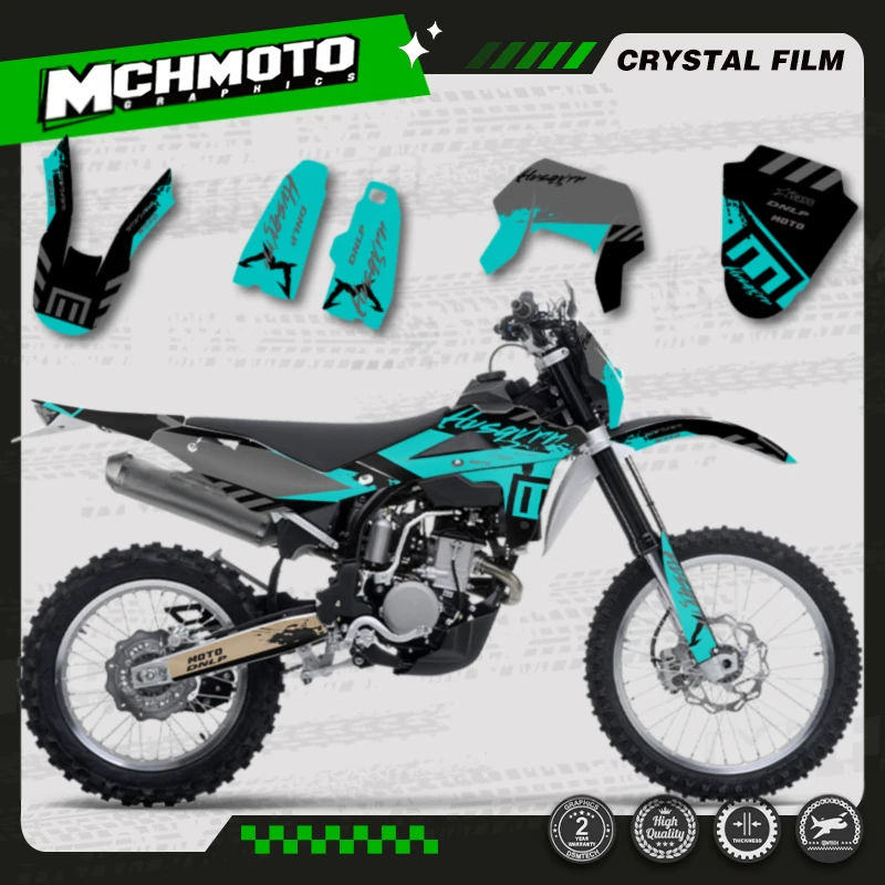 MCHMFG ل Husqvarna 2008 2009 2010 2011 2012 2013 TE 250 مخصص دراجة نارية الرسومات ملصقات مصورة أطقم